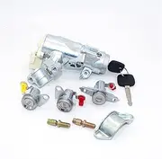 4pcs Complete Set Ignition Door Trunk Lock Barrel Cylinder, for Toyota, for Corolla, AE110 1996-2002 Car Lock Barrel