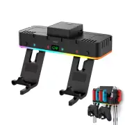 RGB Wall Mount Stand Charging Station HDMI TV Dock for Switch NS/OLED Joy-con