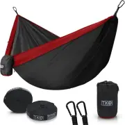 Double Camping Hammock Portable Hammocks with Hanging Ropes | Lightweight Para
