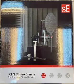 【金聲樂器】SE Electronics X1 S Studio Bundle 麥克風遮罩套裝組合