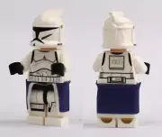CapeMadness Star Wars Clone Gear- Printed Hybrid Kama for Lego Minifig (10-Paks)