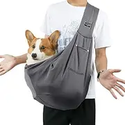 Dog Sling Puppy Carrier Bag, Sling Cat Carrier Bag, Dog Travel Sling Bag - Breathable Dog Carrier Bag, Puppy Carrier Bag for Shopping, Hiking