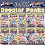 10x Pokemon Prismatic Evolutions Booster Packs