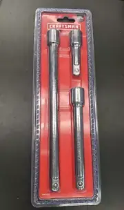 New 3Pc Craftsman Extension bars 1/2" Drive CMMT43283 - F. Ship