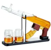 Gifts for Men Dad Whiskey Decanter Set - Scope Glass Gun AK Limited Edition S...