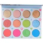 COLOURPOP Powerpuff Girls Eyeshadow Palette Metallic Glitter Matte 12 Shades New