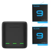 GoPro 9 Battery Charger Smart Fast Charging Case 1750mAh Li-ion Battery Storage Box For GoPro Hero 9 Sport Camera Accessories