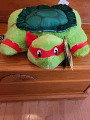 PillowPet Teenage Mutant Ninja Turtles Raphael Plush Stuffed Toy Nickelodeon NWT