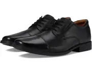 Clarks Z9727 Mens Black Leather Tilden Cap-Toe Oxford Shoes Size 13 M