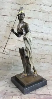 Jason w/ the Golden Fleece Bronze Statue Sculpture Surrealism Art Decor Replica