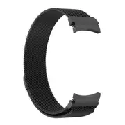 Metal Samsung Galaxy Watch 7 6 4 5 Pro Classic 40mm 44 mm Milanese Magnetic Band Black