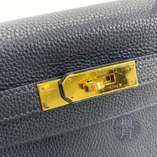 HERMES 愛馬仕 X刻 午夜藍 KELLY28 精品包 側背包 斜背包 肩背包 真皮 單品 手提包