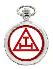 Royal Arch Masonry Triple Tau Pocket Watch