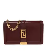 Versace Greca Goddess Mini Crossbody Bag One size Burgundy