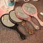 Dresser Mirror Standing Makeup Vintage Vanity Mirror Handheld Mirror Oval-Shape