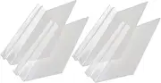 Vaguelly 4Pcs Shoe Shelves Slatwall Rack for Wall Display Easy to Install Sneaker Storage Organizer for Retail Store and Home Use