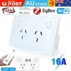 WIFI Smart Home Matter Socket GPO Power Point Wall Outlet Touch Switch Fr Alexa
