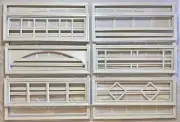 White Garage Door Window Kit Long Panel Frame Insert Grill Option Amarr No Glass