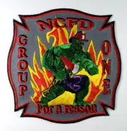 New Canaan Connecticut Fire Department Group One NCFD Hulk Patch - NEW