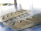 Aluminium Bonnet Vents for Rat Rod Hot Rod v8 Conversion Heat reduction air flow