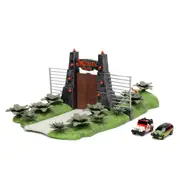 Jada Jurassic Park Nano Scene Diorama With 2 Vehicles Diecast Model Toy