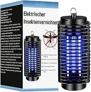 Bug Zapper, Mosquito Killer Lamp, Electric Mosquito Zappers Killer Indoor/Outdoor, Mosquito Trap Outdoor, Portable Waterproof Insect Fly Swatter Zapper, for Home, Garden, Backyard, Camping