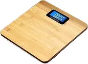 Rechargeable Bathroom Scale LED Digital Body Scale Wood Fall-Proof Body Weighing Machine Precise Smart Body Fat Scale