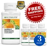 3 Bottles Lecithin-E (Vitamin E And Lecithin) Chewable Supplement 150 Tabs