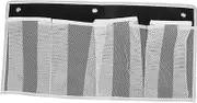 Rv Shoe Storage Organizer with Mesh Pockets Wall Mounted Bedside Caddie for Shoes and Accessories for Campers Dorms and Spaces Durable Nonwoven