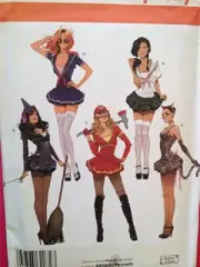 Simplicity Sewing Pattern 2072 Ladies Misses Sailor Cat Costume Size 6-14 Uncut