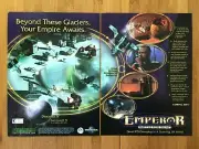 Emperor: Battle for Dune PC 2001 Vintage Print Ad/Poster Official RTS Game Art