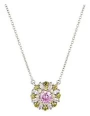 [Georgini] Berry Bloom Multi Pendant Necklace in Silver