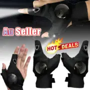 Finger Glove with LED Light Flashlight Gloves Outdoor Gear Rescue Fishing Lights