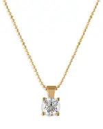 Bloomingdale's Fine Collection Diamond Solitaire Pendant Necklace in 18K Yellow Gold, 0.20 tcw