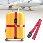 Adjustable Luggage Cross Strap Non-Slip with Combination Lock Baggage Travel USA