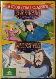 2 Storytime Classics Robin Hood & William Tell Brand New Sealed DVD All Region