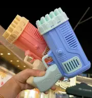 32 hole bazooka bubble machine electric handheld