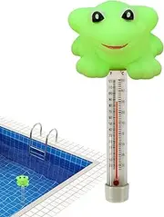 Misaakoeq Pool Floating Temperature Gauge - Thermograph for Water - Easy Read Gauge for Water Temperature with String for Outdoor and Indoor Swimming Pools and Spas