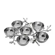 Michael Aram White Orchid Six Compartment Dish / Seder Plate