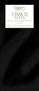 Entertaining with Caspari Tissue Paper, Black, 8-Sheets