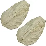 2Pcs 11inch Oval Bread Proofing Basket Cloth Liner, Rattan Baking Dough Basket Cover Liner, Sourdough Banneton Proofing Cloth, Fermentation Basket Linen Liner for Baking Supplies (28 * 15 * 8cm)