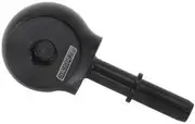 Aeroflow Slimline -8Orb to 3/8" EFI Push On 90 Deg Tight Radius Black Aeroflow - AF969-06-08BLK