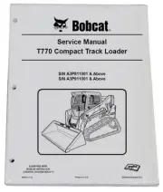 Bobcat T770 Track Loader Service Manual Shop Repair Book 2 Part Number # 6990220