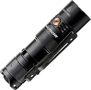 fenix PD25R Black, Rechargeable Mini Multi-Purpose LED Torch | 800 Lumens | 250m | 70 Hrs Max | 700 mAh | USB-C | Two-Position Body Clip | IP68