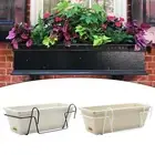Railing Planter Outdoor Balcony Plant Basket for Windowsill Garden Fence