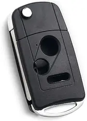 TPHJRM Key Cover 4 Buttons Folding Car Key Shell Case,for Honda Odyssey Civic Accord Fit CRV Pilot Flip