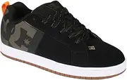 [DC] Men's Court Graffik Sq Skate Shoe, Black, 9