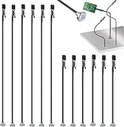 YYTECH Magnetic Helping Hands Soldering, Pack of 12 Third Hand Soldering with Magnetic Base, Flexible Gooseneck Board Holder, Soldering Aid, Third Hand Alligator Clips for Soldering