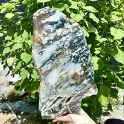 7.9LB Natural agate water grass quartz Slice polishing healing meditation
