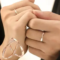 在飛比找蝦皮商城精選優惠-戒指 指環 對戒 戒指女生 戒指男 情侶戒指 純銀戒指 情侶